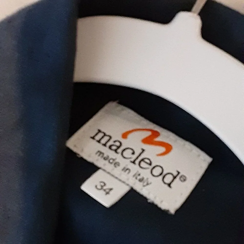Macleod boys navy linen blazer - made in Italy